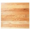American Heartland 32117RYLOT Rustic Shutter Door Kitchen Island in Rustic Yellow with Flip Up Oak Top view 1