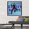Trends International Marvel Shape of a Hero - Iron Man Wall Poster, 22.375" x 34", Black Framed Version view 2