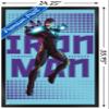 Trends International Marvel Shape of a Hero - Iron Man Wall Poster, 22.375" x 34", Black Framed Version view 3