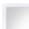 Acme Perse Rectangular Wooden Frame Mirror in White view 2