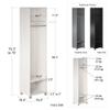 Systembuild Evolution Camberly 18" Mudroom Cabinet, Graphite Gray view 2