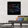 Trends International Harry Potter - Hogwarts Crest Magic Wall Poster, 22.375" x 34", Premium Poster & Mount Bundle view 2