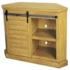 Rustic Quaint Shutter Corner TV Stand in Rustic Yellow view 1