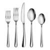 Cangshan 1027013 Rain II Series 20-Piece Stainless Steel 18/10 Forged Flatware Set view 1