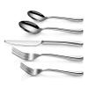 Cangshan 1027013 Rain II Series 20-Piece Stainless Steel 18/10 Forged Flatware Set view 3