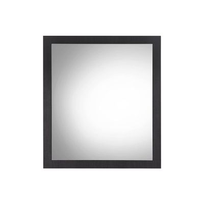 Acme Eos Rectangular Wooden Frmae Mirror in Walnut Black