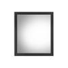 Acme Eos Rectangular Wooden Frmae Mirror in Walnut Black view 1
