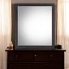 Acme Eos Rectangular Wooden Frmae Mirror in Walnut Black view 4