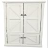 American Heartland 37791WH Rustic Promo Double-Door Pantry in Bright White view 1
