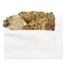 Embroidered Passover Afikoman Bag Silver Leaf Design for Passover, 10" Satin Zippered Afikomen Bag view 4
