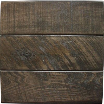 American Heartland 32117RDWPT Rustic Shutter Door Kitchen Island in Rustic Driftwood with Flip Up Pine Top