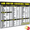 Air Fryer Cheat Sheet Magnet, Cooking Times & Temperature Guide 2026 (Grey) view 1