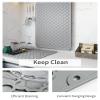 AMOAMI-Dish Drying Mats for Kitchen Counter-Silicone Dish Drying Mat-Kitchen Dish Drying Pad Heat Resistant Mat-Kitchen Gadgets Kitchen Accessories Kitchen Small Appliances(16" x 24", GREY) view 2