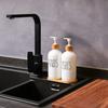MOMEEMO White Soap Dispenser Set, Contains Hand and Dish Soap Dispenser, Suitable for Kitchen Decor. (White) view 2