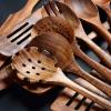 12 Pack Wooden Spoons for Cooking - Natural Teak Kitchen Utensils Set with Spatulas view 3