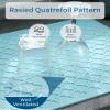 AMOAMI-Dish Drying Mats for Kitchen Counter-Silicone Dish Drying Mat-Kitchen Dish Drying Pad Heat Resistant Mat-Kitchen Gadgets Kitchen Accessories Kitchen Small Appliances(16" x 18",LIGHT BLUE) view 4