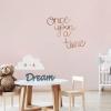 Once Upon a Time Metal Wall Art Read Signs Playroom Decor Nursery Wall Decor Words Art for Kids Playroom Signs Book Themed Decor Bookshelves Little Library Sign (Rose Gold) view 2