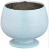 (HASAMI Porcelain) Arita Ware 467225C221 Potoetsu Kiln Tumbler, Beer Cup, Approx. 12.8 fl oz (380 ml), Mint, Silver Inside, Made in Japan view 1