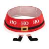 ZHENYANG CAREG Christmas Tree Skirt Santa Claus Feet 48Inch Diameter Base Christmas Tree Collar Tree Base Cover Home Decoration (Color : Red) view 1