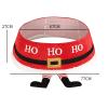 ZHENYANG CAREG Christmas Tree Skirt Santa Claus Feet 48Inch Diameter Base Christmas Tree Collar Tree Base Cover Home Decoration (Color : Red) view 2