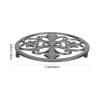 1pc Pot Pad Heat Insulation Mat Black Trivet for Hot Pots and Bowls Non- Kitchen Gadget to Protect Dining Tables Housewarming for Friends view 2