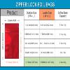 FERENLI 100PCS Mylar Zipper Lock Food Storage Bag Matte Aluminum Foil Airtight Bag with Front Window Plastic Packaging Pouch for Zip Flat Heat Seal Lock Resealable (12x18cm (4.7x7 inch), Red) view 2