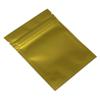 FERENLI 100PCS Mylar Zipper Lock Food Storage Bag Matte Aluminum Foil Airtight Bag with Front Window Plastic Packaging Pouch for Zip Flat Heat Seal Lock Resealable (12x18cm (4.7x7 inch), Gold) view 4
