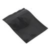FERENLI 100PCS Glossy Mylar Zipper Lock Food Storage Bag Aluminum Foil Airtight Bag with Front Window Plastic Packaging Pouch for Zip Flat Heat Seal Lock Resealable (10.2x12.7cm (4x5 inch), Black) view 3