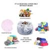 Bean Bag Chair Cover (No Filler) For Kids And Adults, Stuffed Animal Storage Bean Bag Chair, Washable Soft Corduroy Stuffable Sturdy Zipper Storage Beanbag Case, Sack Bean Bag For Adults,Kids,Teens view 2