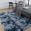 AROGAN Soft Rainbow Area Rugs for Girls Room, Fluffy Girls Bedroom Rugs, Princess Rug, Cute Colorful Carpet for Kids Teens Nursery Toddler (Blue-Grey, 46 Feet) view 4