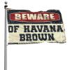 Abipuir Room Banner Beware of Havana Brown Flag Teen Girl Gifts (Size : 120X180CM) view 1