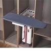 HIDE AWAY IRONING BOARDS Cool Gray Foldable Rotated Ironing Board Closet Pull-Out Stow Away in The Cabinet Ironing Station for Home, Apartment view 3