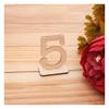 GBNHGYP 10/20pcs Restaurant Wedding Table Number Sign with Rectangular Base, Wedding Party Decoration Supplies (Color : Wooden-Number 1-10) view 1