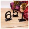 GBNHGYP 10/20pcs Restaurant Wedding Table Number Sign with Rectangular Base, Wedding Party Decoration Supplies (Color : Wooden-Number 1-10) view 3