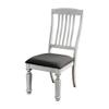 BOWERY HILL 18.5" Transitional Wood Padded Dining Chair in White (Set of 2) view 4