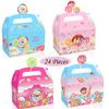 24 Pack Candyland Favor Gift Boxes - Sweet Candy Lollipop Windmill Baby Shower Birthday Party Supplies Decoration Party Favor Goodie Bags Candy Treat Gift Box view 2