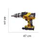 Electric Screwdriver Drill Hammer Balloon Set 17 inches each Balloon Decoration for Father's Day Party for Dad, Husband and boy friend Birthday Party(4 pcs) view 3