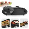 Topteng 2 in 1 Hot Pot Grill, Portable Electric Hot Pot Indoor Barbecue Grill Non-Stick Teppanyaki Pan Shabu Shabu Hot Pot Korean BBQ Grill view 1