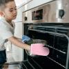 Angoily Oven Mitts, 2Pcs Oven Gloves Kitchen Mitts Microwave Gloves for Baking Cooking Fireplace Grill BBQ Resistant, Household Heat Resistant for Cooking view 3