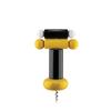 Alessi Corkscrew in beech-wood, black, yellow and white. Alessi 100 Values Collection. view 1