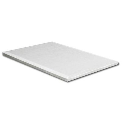 BOWERY HILL Transitional Fabric 2" Twin Bunkie Board in White