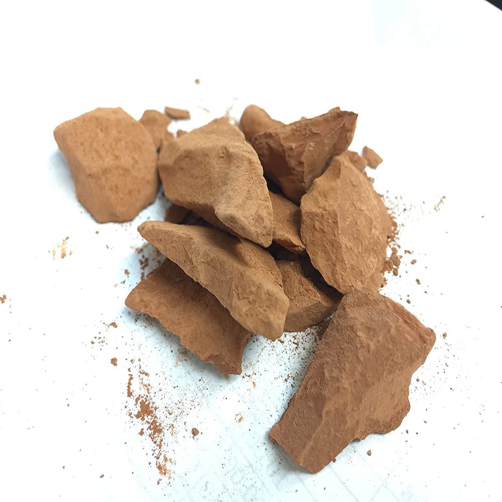 A.K. Sky Life Geru Mitti - 200 grm - Geru mitti stone - geru stone - red ocher stone