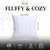 16x16 Pillow Inserts Set of 2, Firm and Fluffy Down Alternative Throw Pillows for Couch, Pillow Stuffing for Couch Sham Filler, Pillow Forms 16x16 view 2
