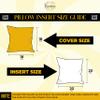 16x16 Pillow Inserts Set of 2, Firm and Fluffy Down Alternative Throw Pillows for Couch, Pillow Stuffing for Couch Sham Filler, Pillow Forms 16x16 view 4