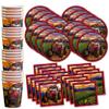 Birthday Galore Red Tractor Farm Party Supplies Set - Farm Party Supplies for Boy's Birthday - Includes Plates, Napkins and Cups - Kit for 16 view 1