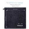 White Classic Bleach Safe Black Makeup Washcloths for Face Cleansing, 6 Pack - Super Soft Luxury Cotton Black Makeup Towels, Highly Absorbent and Quick Dry, All Makeup Remover Cloth | 13 x 13 view 2