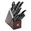 ZWILLING TWIN Signature 15-pc Self-Sharpening Knife Block Set - Brown view 1