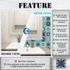 Tile Stickers Wall Decor Bathroom Kitchen Wall Sticker Waterproof PVC Decoration Stickers - 2D Sticker with Retro Design in Mosaic Style (Style-7, 8 x 8 Inch) view 3