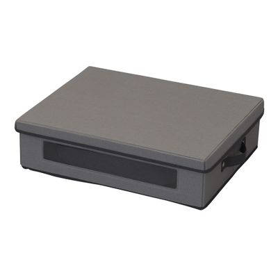 Household Essentials Platter Storage Chest, Gray