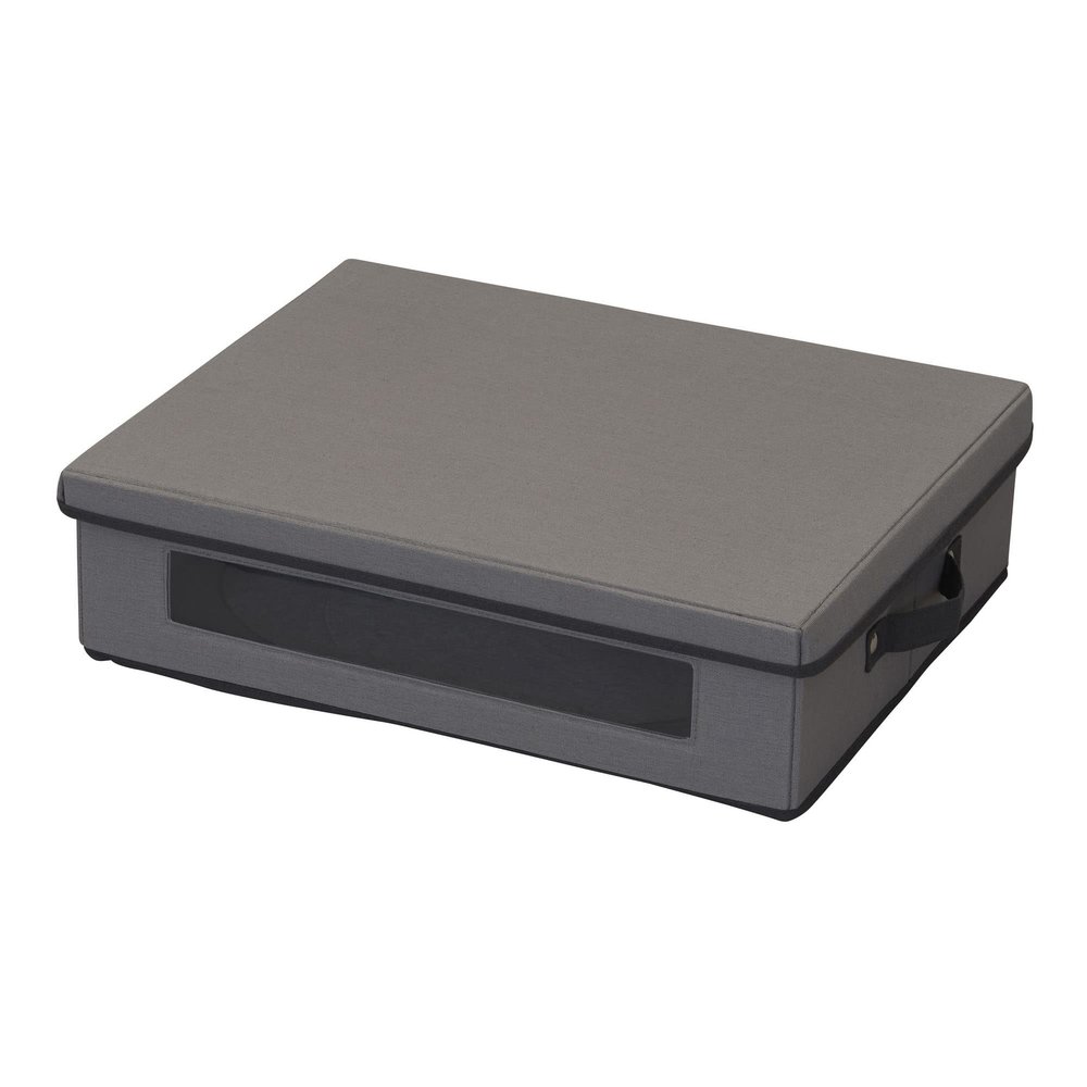Household Essentials Platter Storage Chest, Gray
